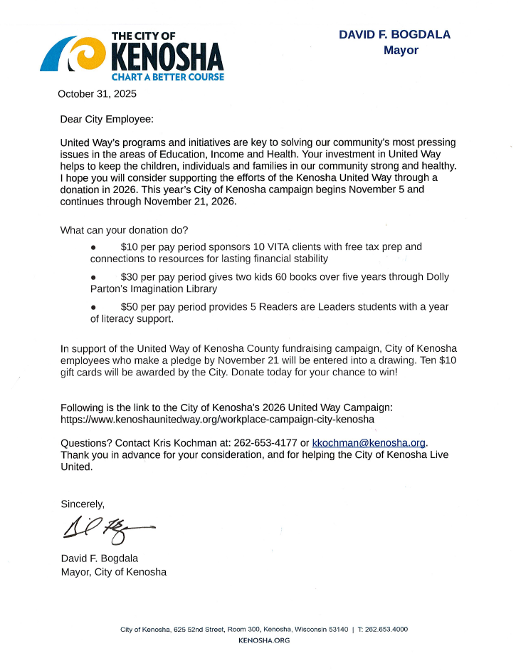 Mayor Letter
