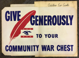 Give Generously to your Community War Chest